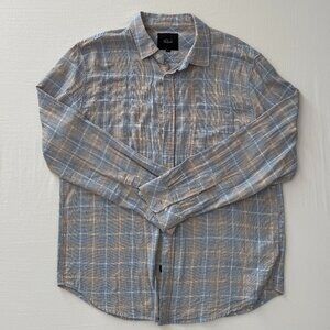 Rails Wyatt Plaid Cotton Button-Up Shirt Men's